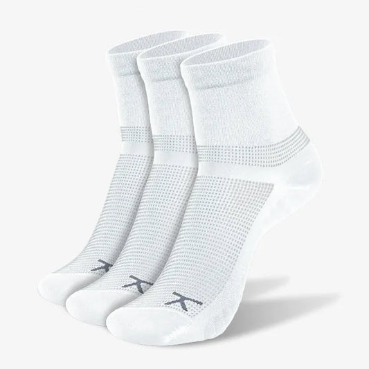AdaptSoc Pro Quarter 3-Pack - White